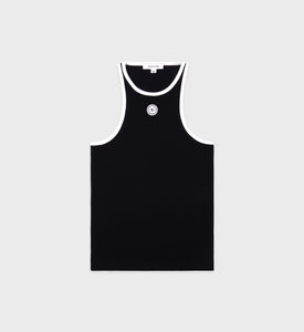 SRHWC Ribbed Tank - Black/White