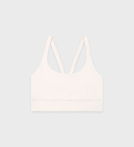 SR Runner Active Bra - Cream/Spring Green