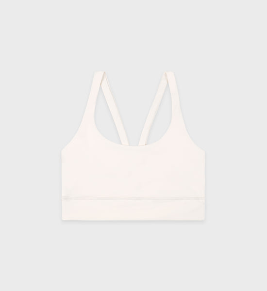 SR Runner Active Bra - Cream/Spring Green