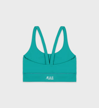 SR Runner Active Bra - Spring Green/White