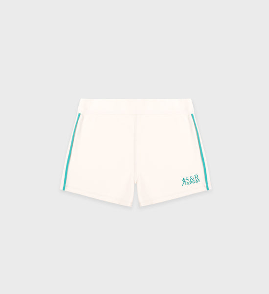 Short actif SR Runner - Crème/Vert Printemps