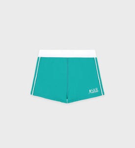 SR Runner Active Short - Spring Green/White