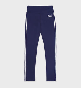 SR Runner Legging - Navy/White