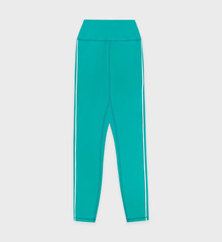 SR Runner Legging - Spring Green/White