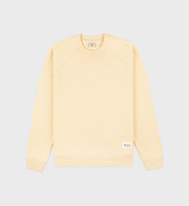 SR Runner Soft Crewneck - Almond/Navy