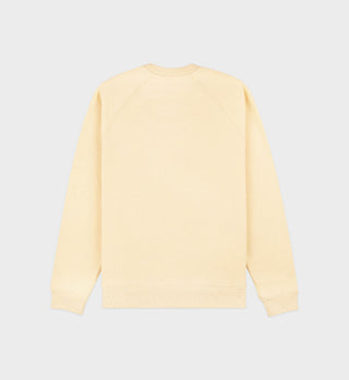 SR Runner Soft Crewneck - Almond/Navy