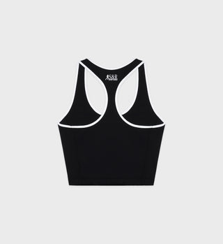 SR Runner Sports Tank - Black/White