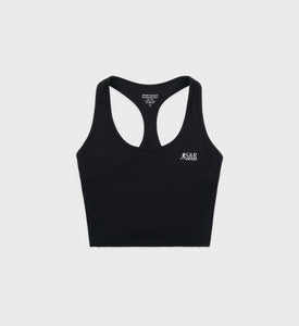 SR Runner Sports Tank - Black/White