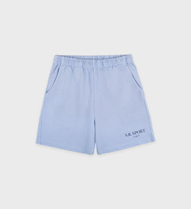 SR Sport Gym Short - Washed Hydrangea/Navy