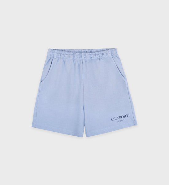 SR Sport Gym Short - Washed Hydrangea/Navy