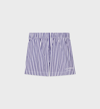 SR Sport Poplin Short - Navy/White