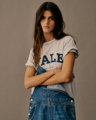 Yale Classic T-shirt - Heather Gray/Navy