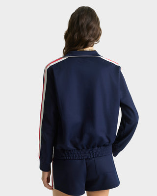 Yankees Serif Track Jacket - Navy/White/Red