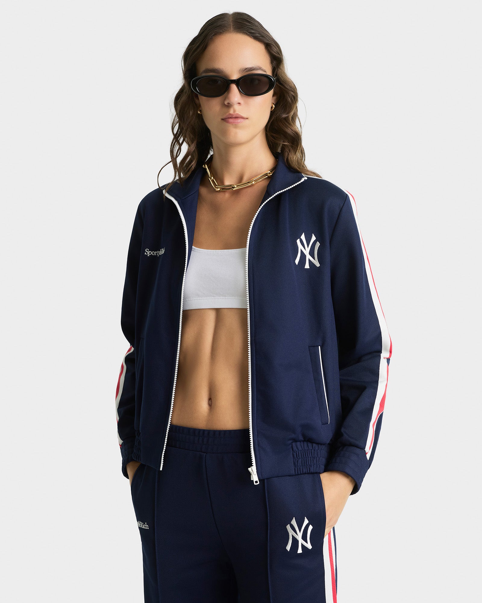 Yankees Serif Track Pant Navy/White/Red - Main Image