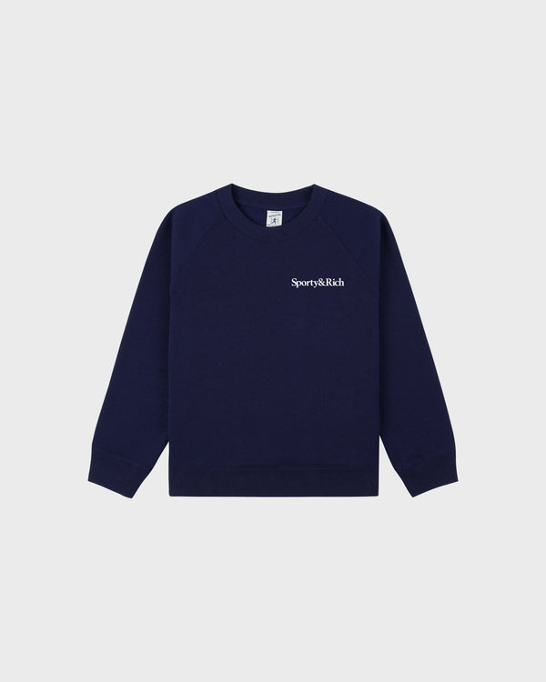 Play Tennis Kids Crewneck - Dark Navy