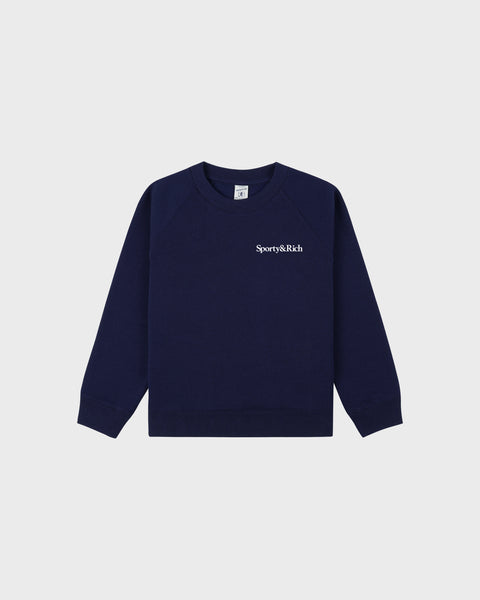 Play Tennis Kids Crewneck - Dark Navy