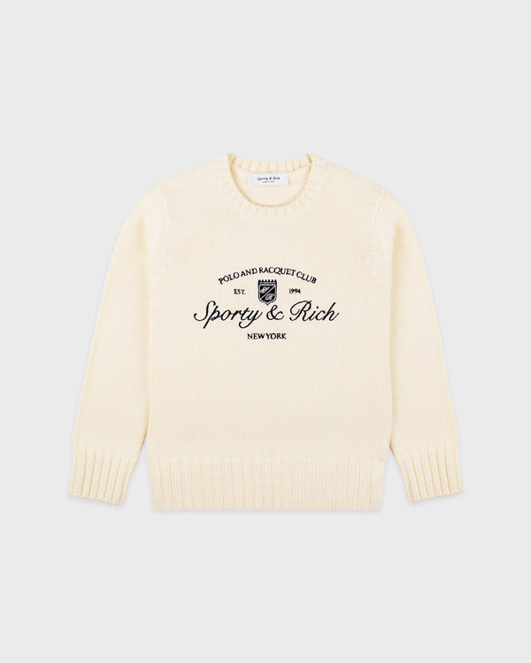 Syracuse Kids Knitted Sweater - Ecru