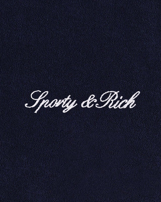 Signature Logo Kids Terry Short - Dark Navy