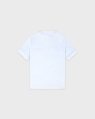 Signature Logo Kids Terry Polo - Ciel