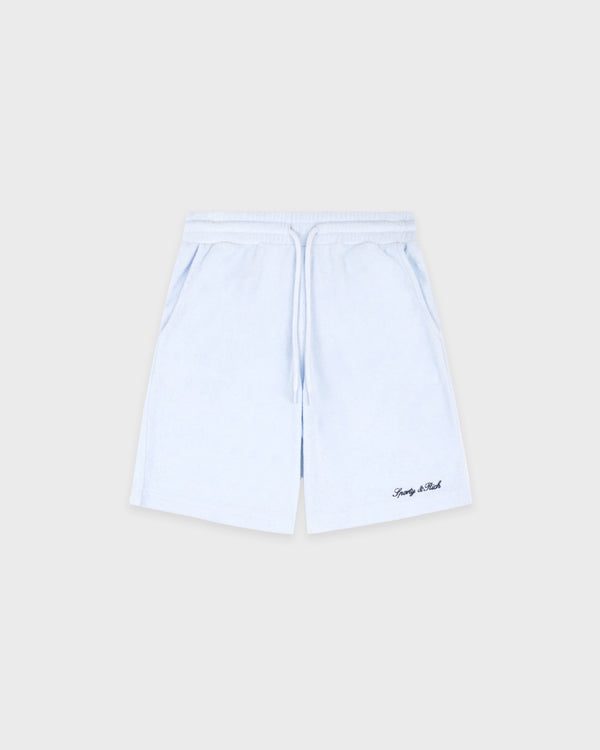 Signature Logo Kids Terry Short - Ciel