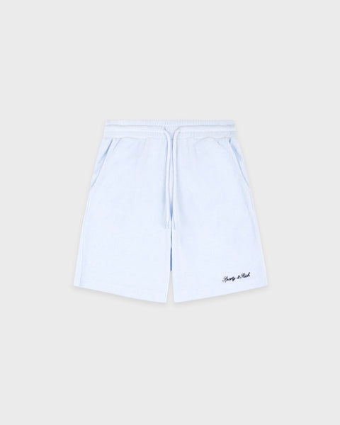Signature Logo Kids Terry Short - Ciel