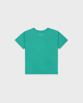 Be Nice Kids T-Shirt - Amalfi Green/White