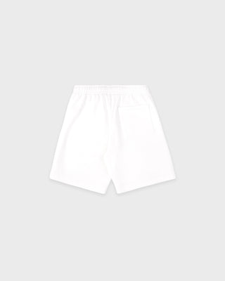 NY Crest Kids Gym Short - White/Light Navy