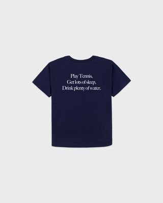 Play Tennis Kids T-Shirt - Dark Navy