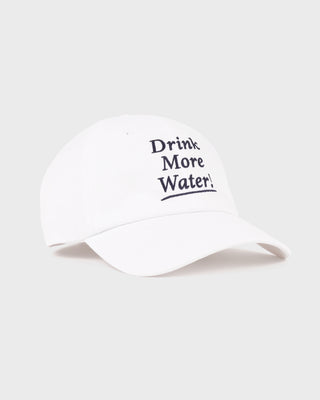 Drink More Water Kids Hat - White/Light Navy