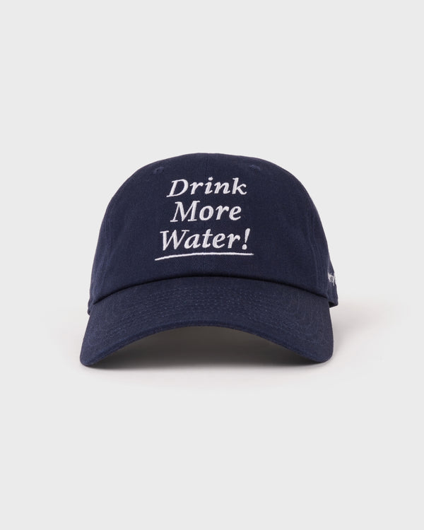 Drink More Water Kids Hat - Light Navy/White