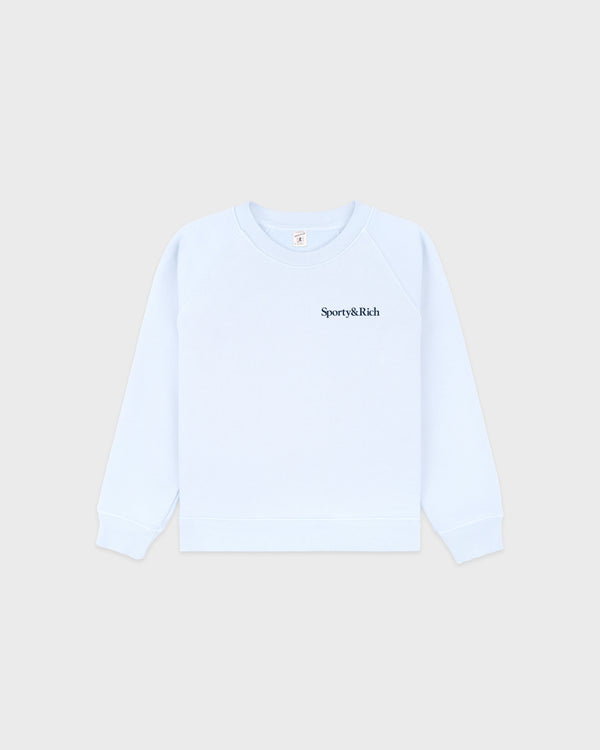 Play Tennis Kids Crewneck - Ciel