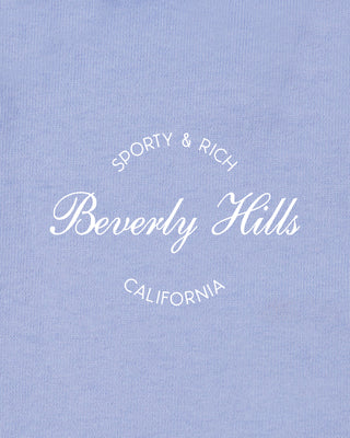 Beverly Script Kids Gym Short - Periwinkle