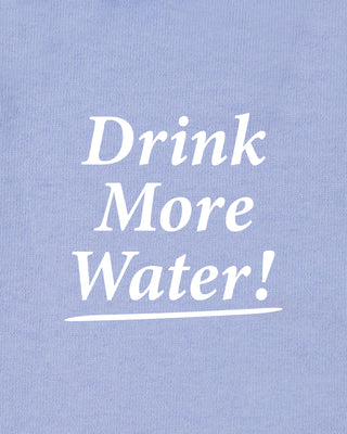 Drink More Water Kids T-Shirt - Periwinkle