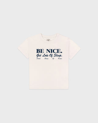 Be Nice Kids T-Shirt - Ecru