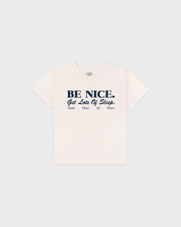 Be Nice Kids T-Shirt - Ecru
