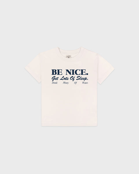 Be Nice Kids T-Shirt - Ecru