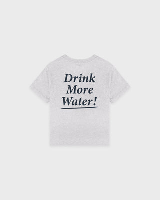 Drink More Water Kids T-Shirt - Heather Gray