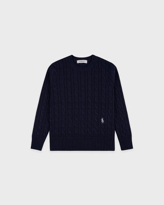 SRC Kids Cableknit Sweater - Dark Navy