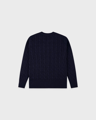 SRC Kids Cableknit Sweater - Dark Navy