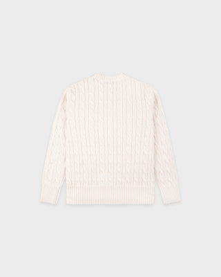 SRC Kids Cableknit Sweater - Ecru