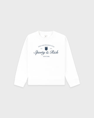 Syracuse Kids Crewneck - White