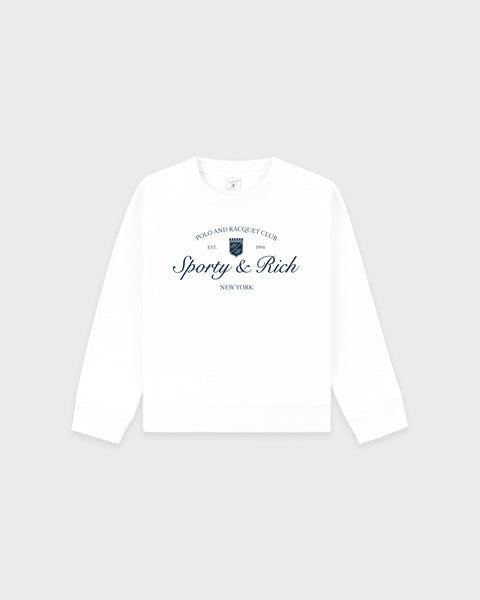 Syracuse Kids Crewneck - White