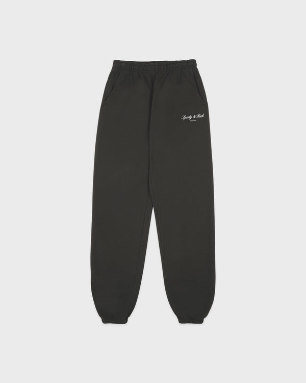Signature NY Sweatpant - Faded Black/White
