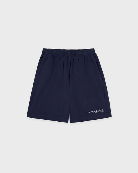 Syracuse Embroidered Gym Short - Navy