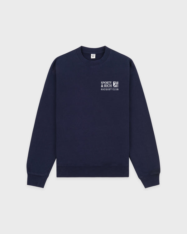 Promo Crewneck - Navy/White