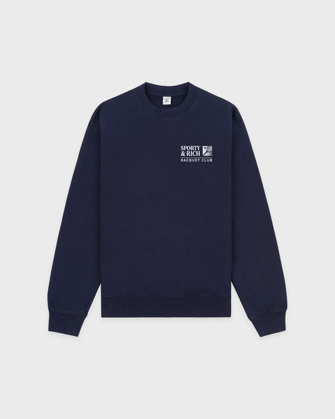 Promo Crewneck - Navy/White
