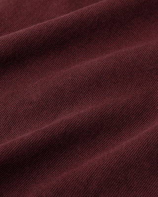 Syracuse Embroidered Crewneck - Bordeaux/White