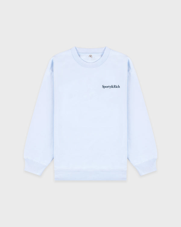Play Tennis Crewneck - Ciel/Navy