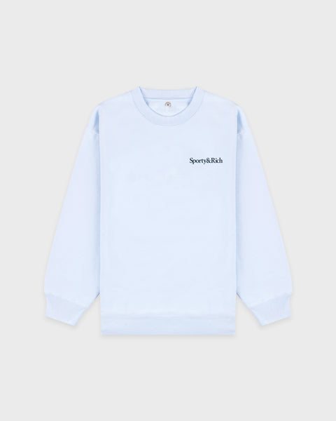 Play Tennis Crewneck - Ciel/Navy