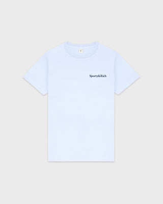 Play Tennis T-Shirt - Ciel/Navy